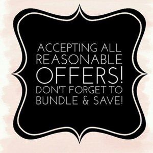 ACCEPTING ALL RESONABLE OFFERS!  BUNDLE AND SAVE!